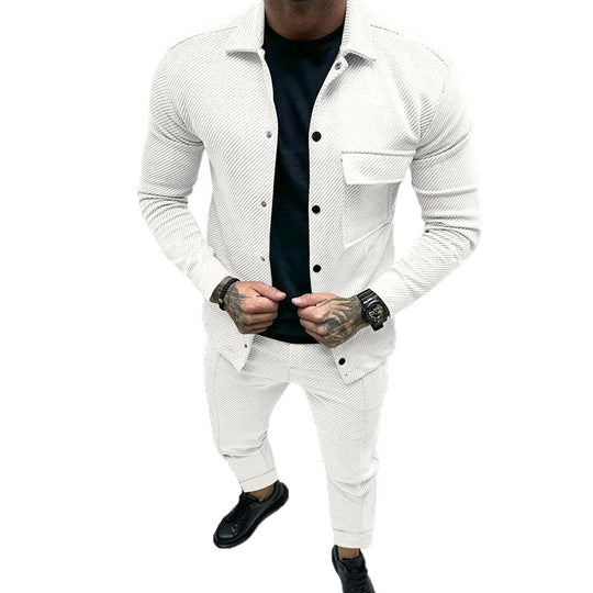Herren modisches Freizeitanzug mit strukturiertem Design R&B