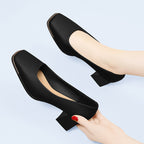 Damen Elegante und bequeme Blockabsatz-Schuhe R&B