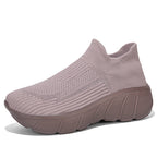 Damen Bequeme Sneaker mit elastischem Strickoberteil R&B