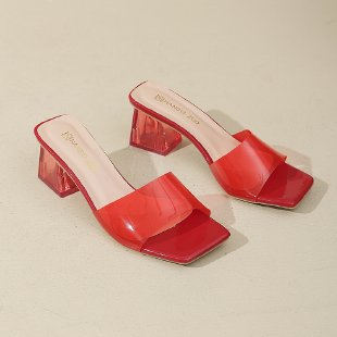 Damen Slingback Absatzschuhe mit modernem Design und elegantem Glanz R&B