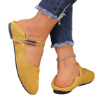 Damen Ballerinas mit verstellbarem Riemen R&B