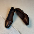 Damen Elegante Stiefeletten mit quadratischer Zehenform und bequemem Blockabsatz