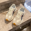 Damen modische Freizeitsneaker mit elastischem Obermaterial und dämpfender Laufsohle R&B
