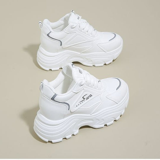 Damen Sportliche Chunky Sneakers mit robuster Profilsohle R&B
