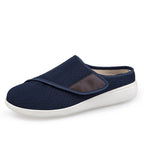 Herren nan orthopädischer Pantoffel mit verstellbarem Klettverschluss, atmungsaktivem Mesh und stoßdämpfender Schaumstoffsohle R&B