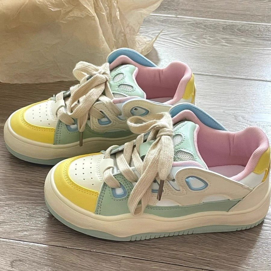 Damen Modische Sneakers mit atmungsaktiven Einsätzen und bequemer Dämpfung R&B
