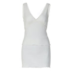 Damen Trägershirt mit eleganter Rüsche und femininer Silhouette R&B