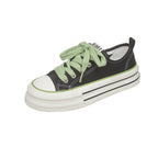 Damen Trendige Sneaker mit dicker Sohle und modischen Details