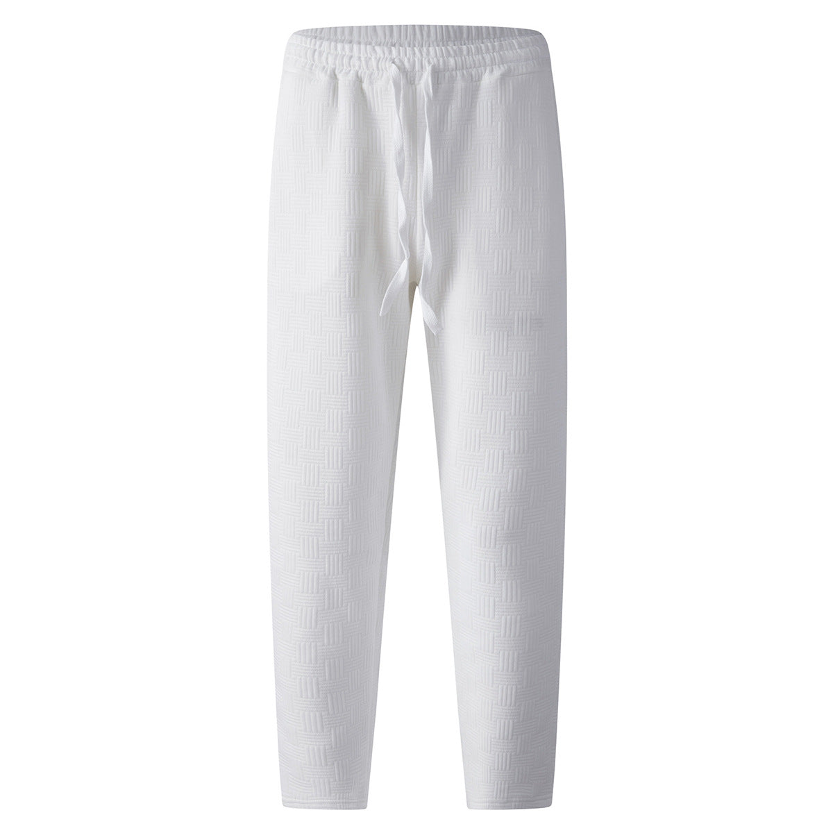 Herren lässige Jogginghose mit elastischem Bund und strukturiertem Design R&B