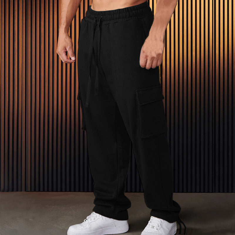Herren Cargo-Jogginghose mit verstellbarem Bund und praktischen Seitentaschen R&B