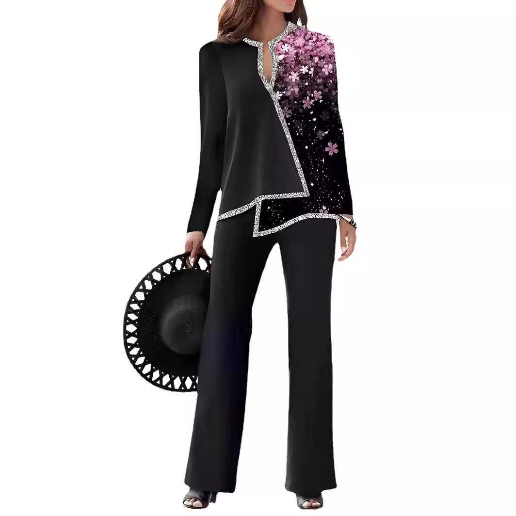 Damen Elegante Statement-Jacke mit asymmetrischem Schnitt und funkelnden Details R&B