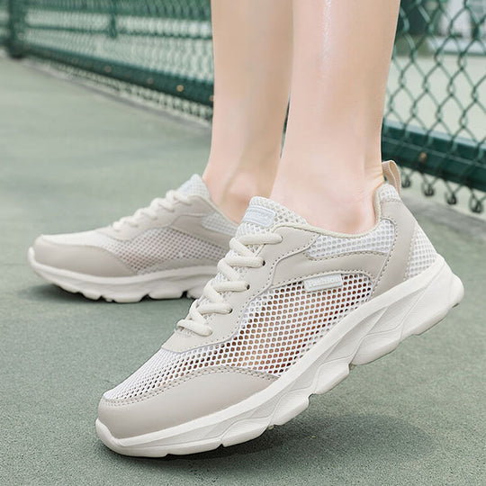 Damen Atmungsaktive Sneakers mit flexiblem Mesh-Obermaterial und Dämpfung R&B