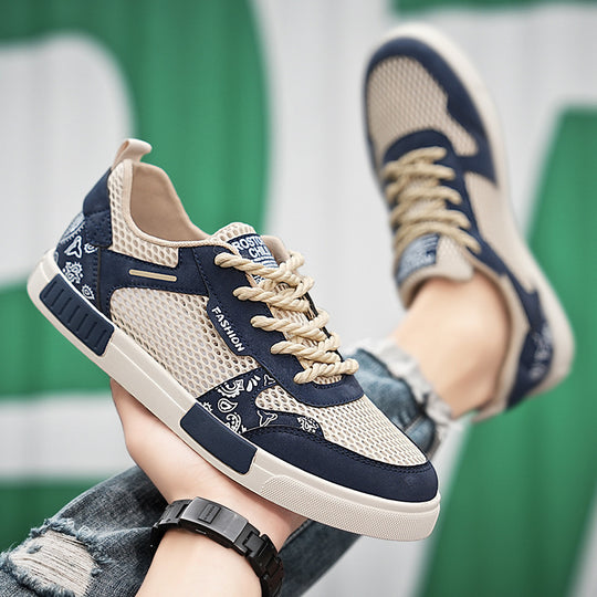 Damen Modische Sneakers mit atmungsaktivem Mesh-Obermaterial und stoßdämpfender Sohle R&B