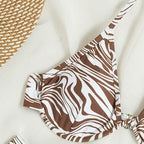 Damen Triangel-Bikini mit stylischem Zradesign und verstellbarem Bindesystem