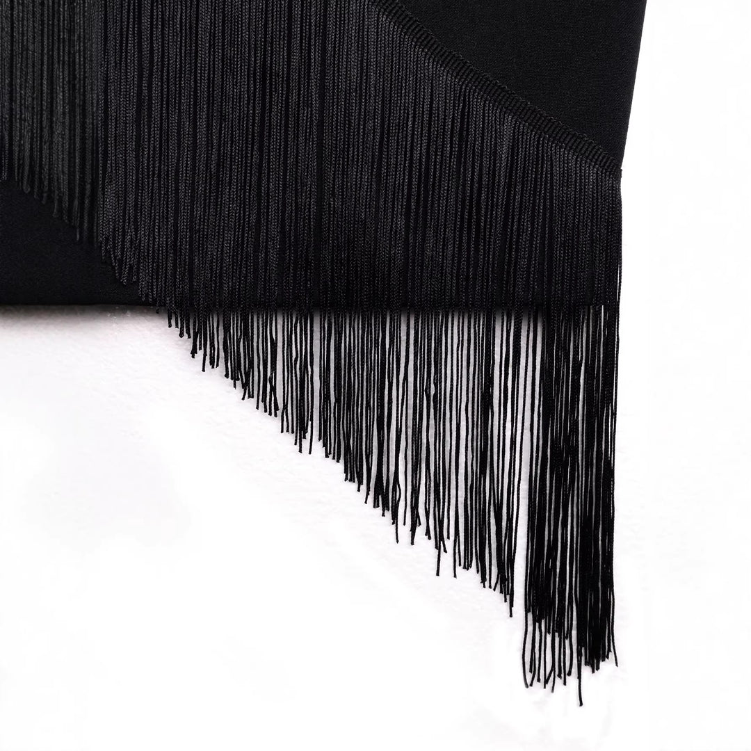 Damen Kleid mit Fransen-Detail R&B