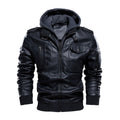 Herren Stilvolle und bequeme jacke mit abnehmbarer Kapuze R&B