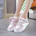 Damen modische Sneaker mit innovativem Schnürsystem und atmungsaktiver Obermaterialstruktur R&B