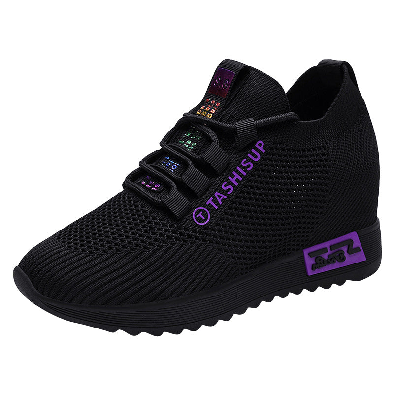 Damen modische Sneakers mit atmungsaktiver Obermaterialstruktur und rutschfester Sohle R&B