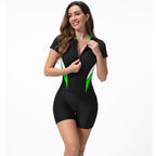 Damen Surfanzug mit kurzem Arm und sportlichem Schnitt R&B