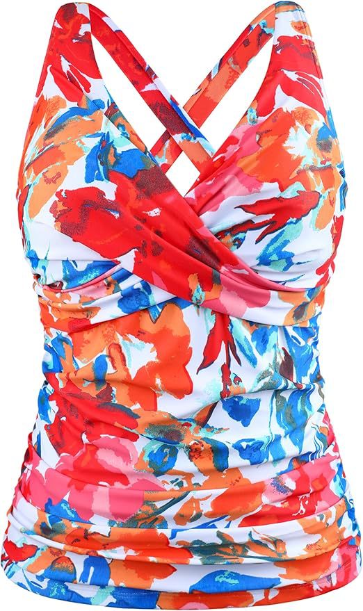 Damen Badeanzug mit Wickelschnitt und figurschmeichelndem Design R&B
