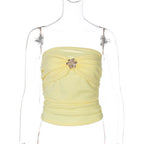 Damen Bustieroberteil mit elegantem Twist und glitzerndem Schmuckdetail R&B