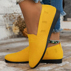 Damen Atmungsaktive Slip-On Sneakers mit flexiblem Strickdesign R&B