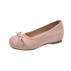 Damen Ballerinas mit elegantem Glanz und feiner Schleife R&B
