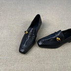 Damen Elegante Mokassins mit modischem Schnallenakzent