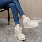 Damen High-Top Sneakers mit kuscheligem Innenfutter und dämpfender Sohle R&B
