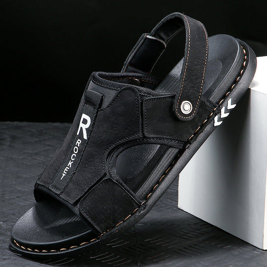 Herren Komfortable und stylische Freizeitsandalen mit verstellbarem Riemen R&B