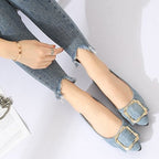 Damen Elegante Ballerinas mit modischem Schmuckdetail R&B