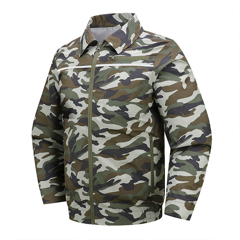 Herren nan atmungsaktive Kühljacke mit integrierten USB-Lüftern R&B