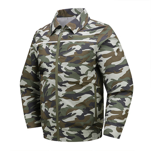 Herren nan atmungsaktive Kühljacke mit integrierten USB-Lüftern R&B
