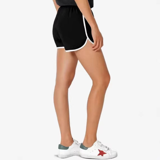Damen Sportliche Shorts mit elastischem Bund R&B