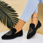 Damen Witzige Mokassins mit elegantem Lochmuster und modischem Detail R&B