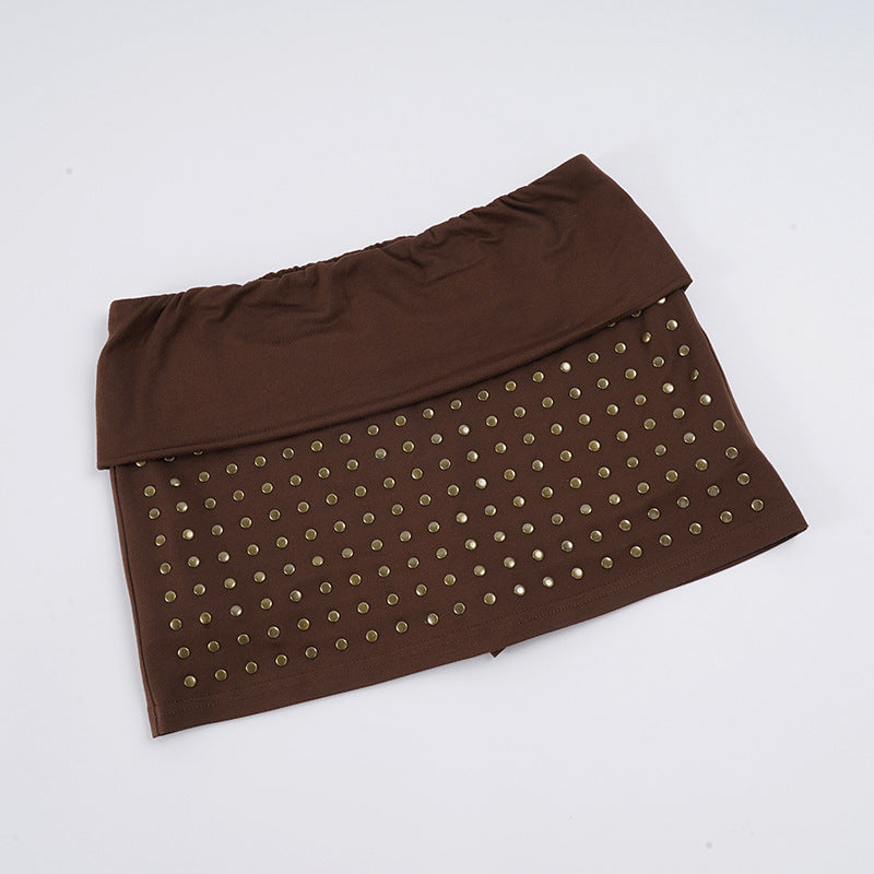 Damen Shorts mit glitzerndem Strassband R&B