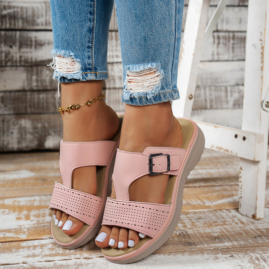 Damen Komfortable Riemchen-Sandalen mit Luftzirkulation R&B