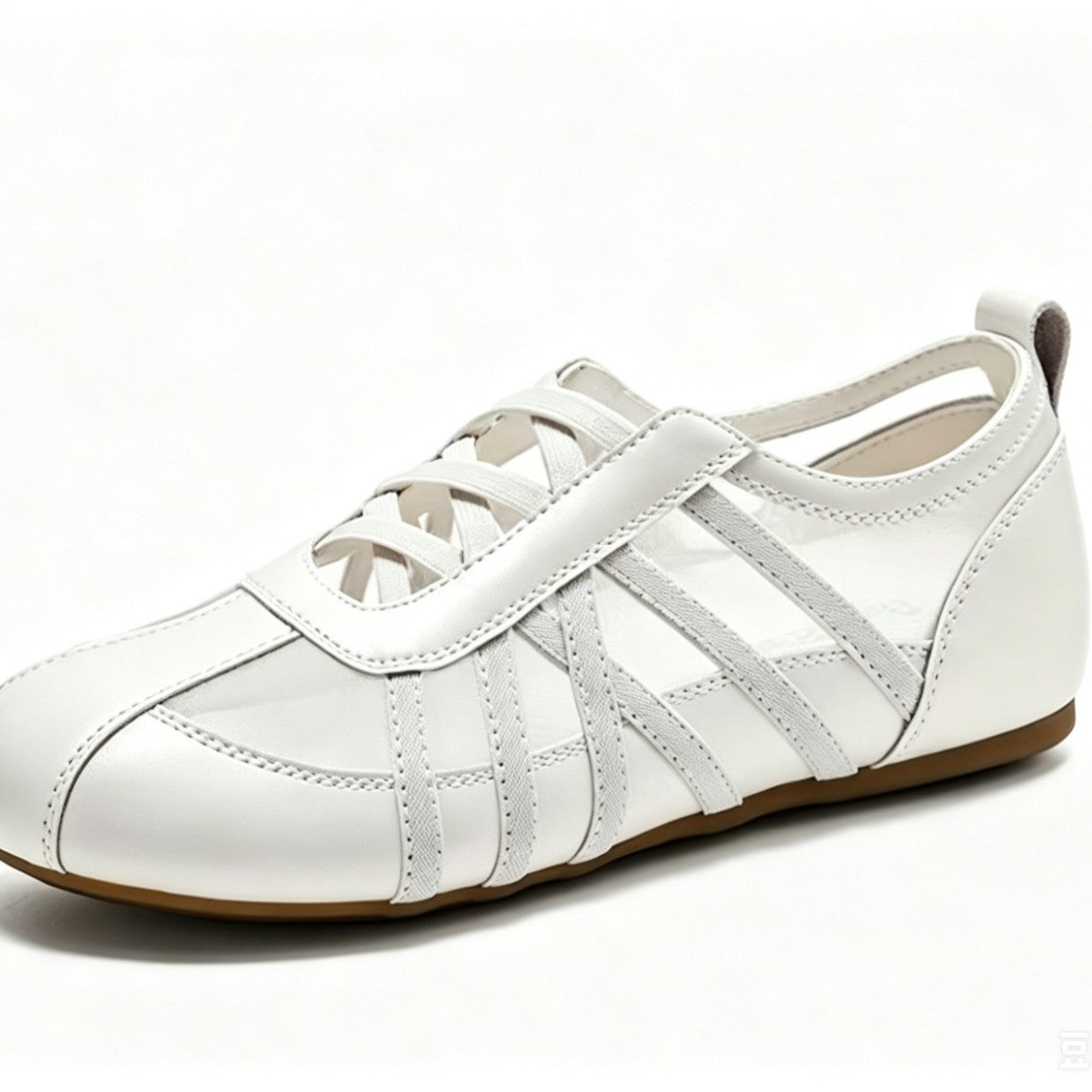Damen Slip-On Ballerinas mit flexiblem Riemchendesign R&B