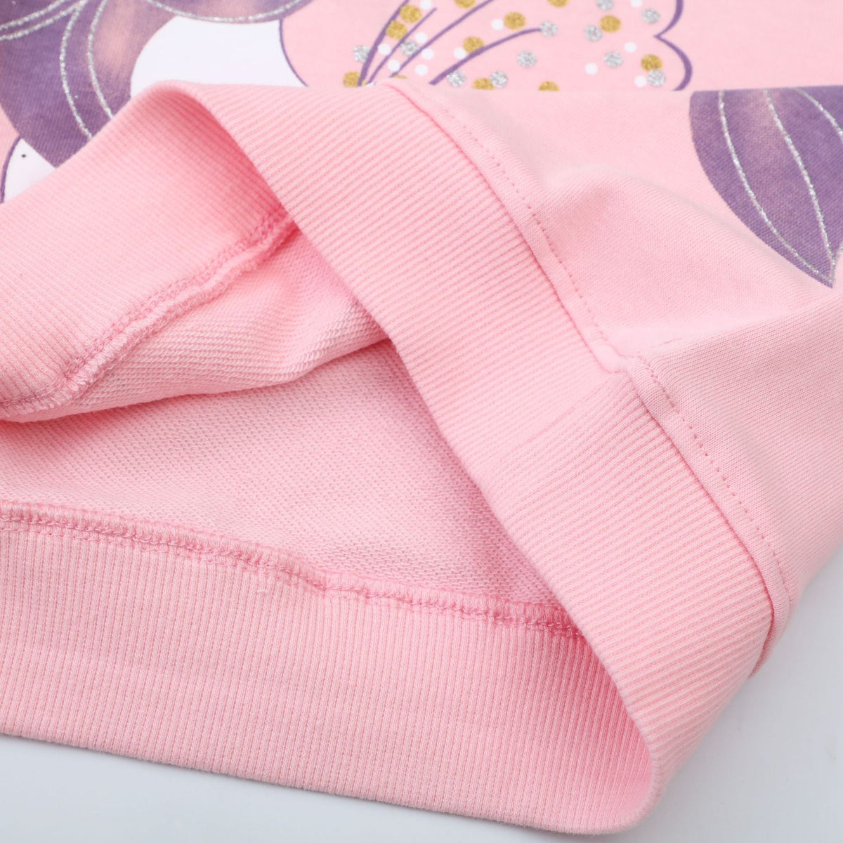 Mädchen Sweatshirt mit Einhorn-Applikation R&B
