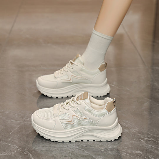 Damen Sportliche Sneakers mit atmungsaktiver Mesh-Oberfläche und dämpfender Laufsohle R&B