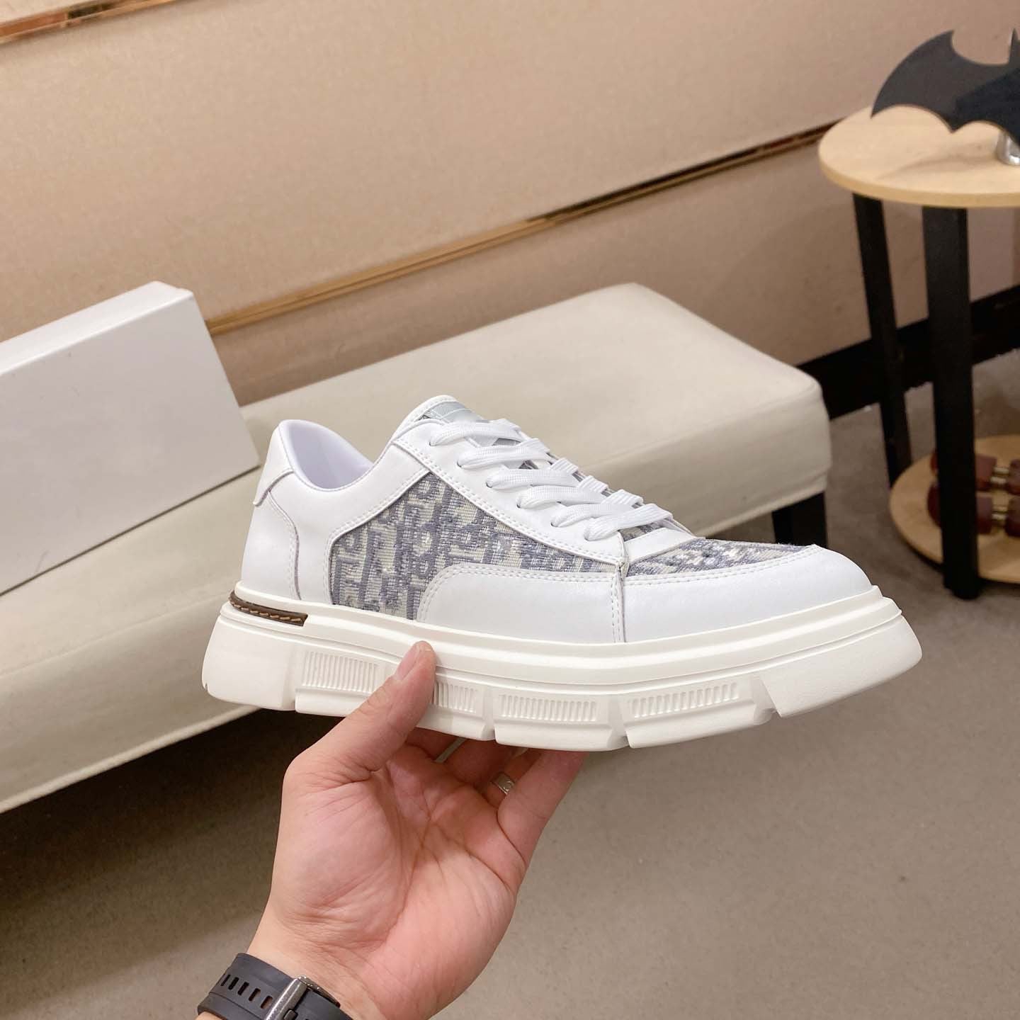 Damen Sneaker mit modischem Textil-Design R&B