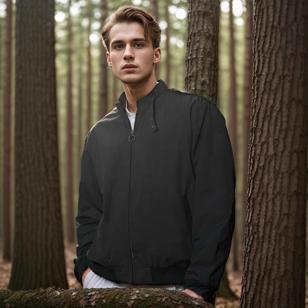 Herren lässige und winddichte Freizeitjacke R&B