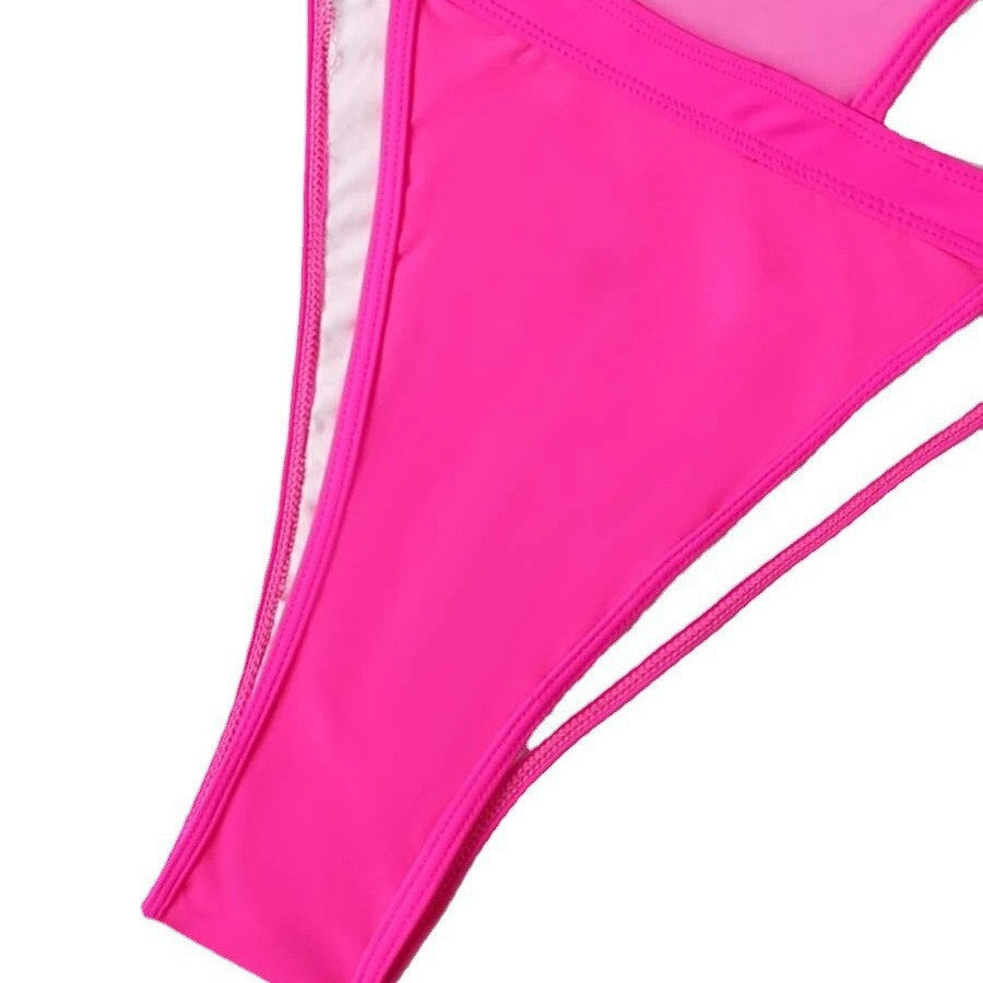 Damen Einteiler Badeanzug mit sportlichem Design