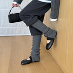 Damen Komfortable Ballerinas mit elastischem Riemen