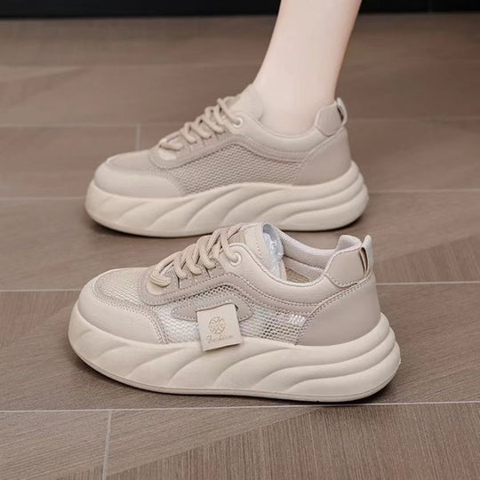 Damen Komfortable Chunky Sneakers mit atmungsaktiver Mesh-Oberfläche von R&B