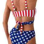 Damen Hochgeschnittener Bikini mit innovativem Wickeldesign R&B