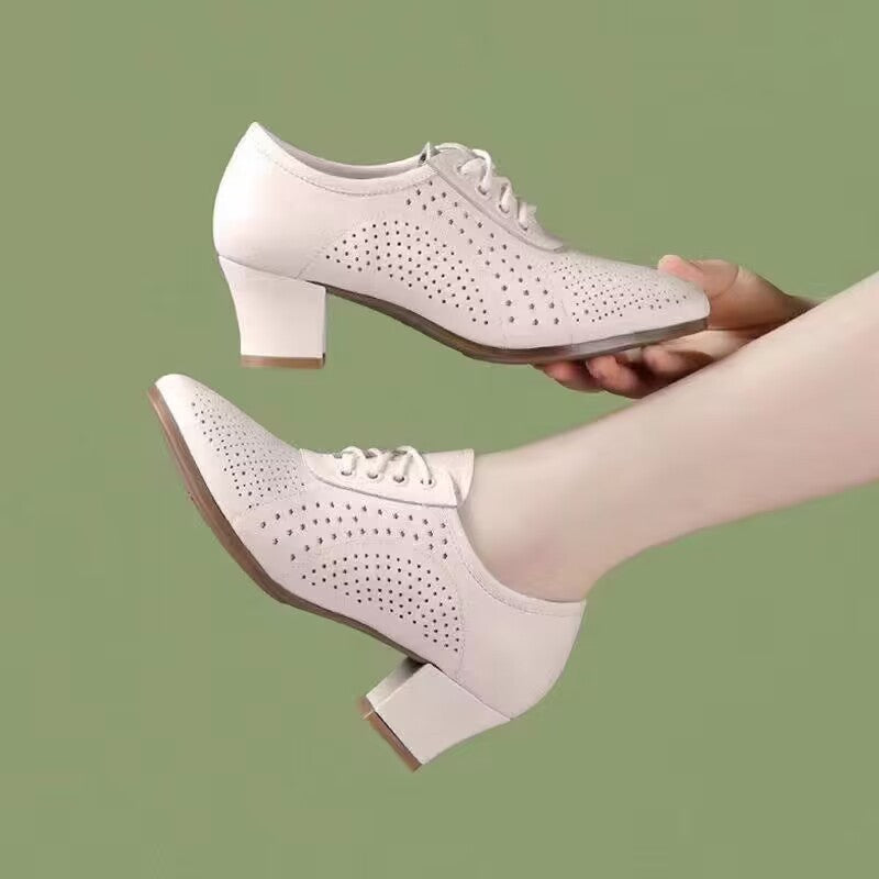Damen Elegante und atmungsaktive Halbschuhe mit modischem Lochdesign R&B