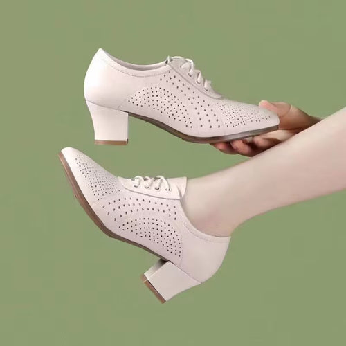 Damen Elegante und atmungsaktive Halbschuhe mit modischem Lochdesign R&B