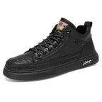 Damen lässige High-Top Sneakers mit modischer Oberflächenstruktur R&B