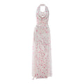 Damen Maxikleid mit floralem Drapierungsdesign R&B